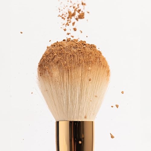 Miniatura 16 de Ogee Brocha de maquillaje de calidad profesional, brocha de base ultra suave con cerdas veganas para una aplicación de maquillaje impecable