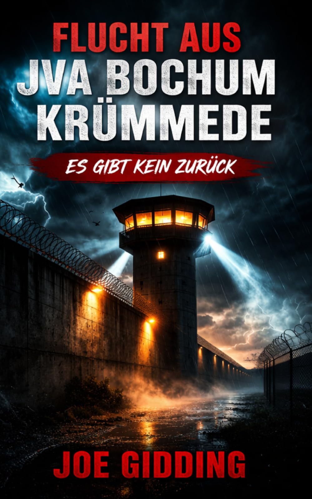 FLUCHT AUS JVA BOCHUM KRÜMMEDE: Drei Männer. Eine Nacht. Kein Zurück. (Phsycho Thriller und Krimis)