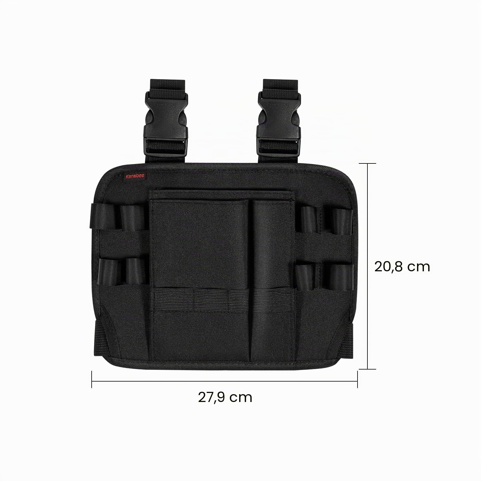Funda de Herramientas con Clip para cinturón Alrededor de la Pierna, Bolsa de reparación Multifuncional para electricistas, Mini Organizador para carpinteros y construcciones automotrices