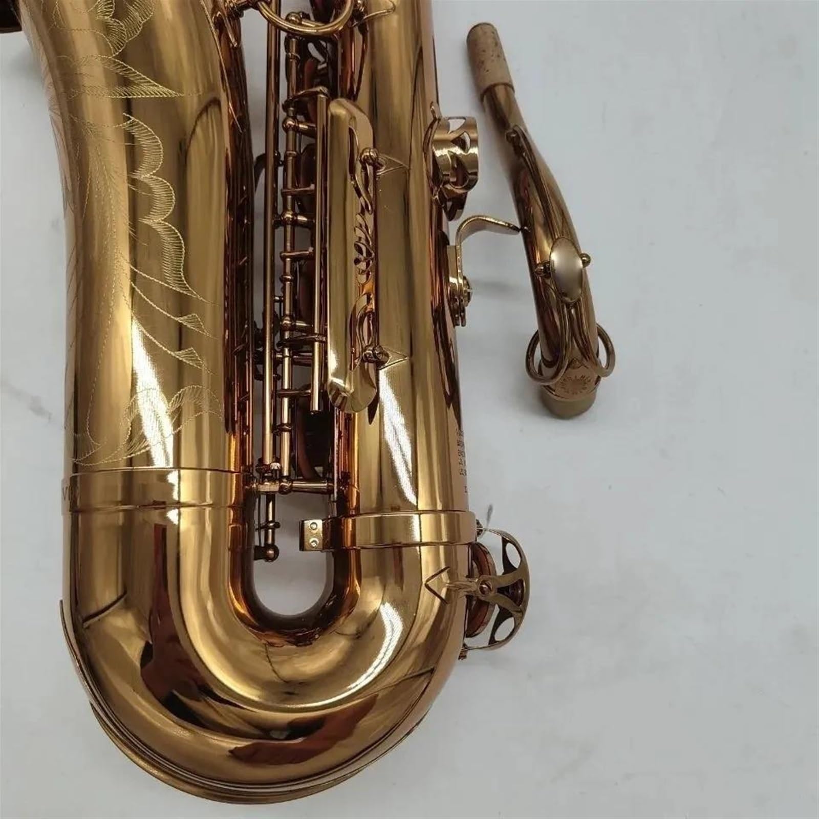 Classico Sassofono Tenore Professionale Bb Strumento Jazz SAX Di Qualità Professionale(Black)