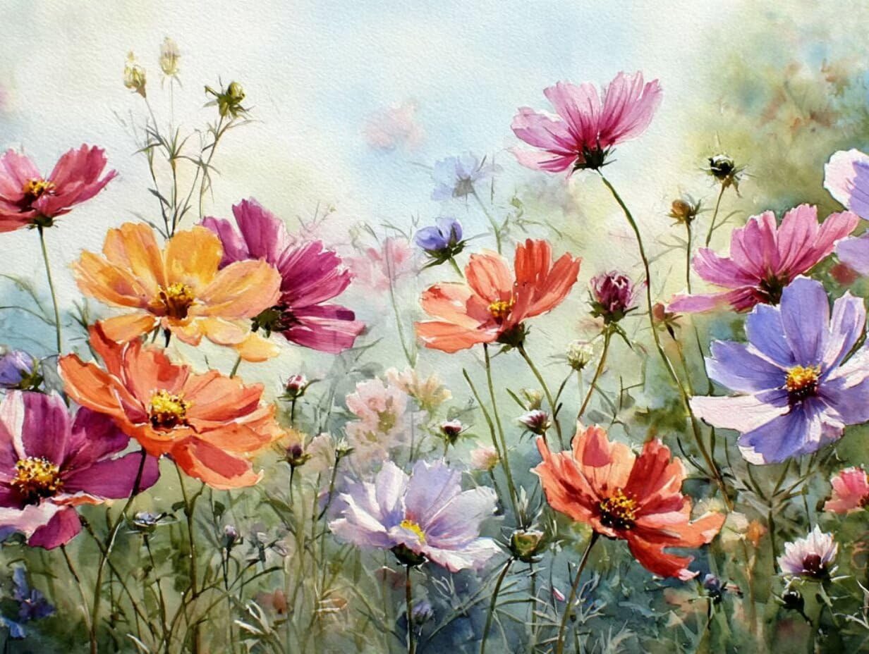 Puzzle de 5000 para Adultos, Color De Las Flores, Clásicos YHPGL7-377
