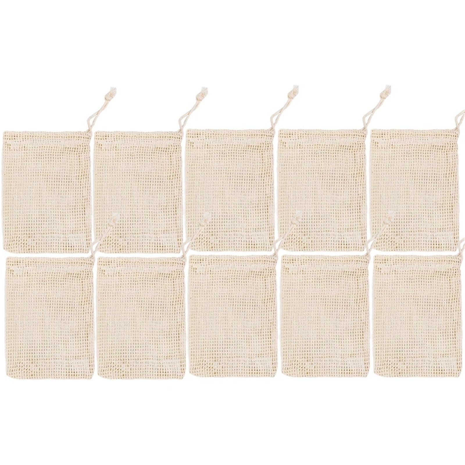 Zhsoao Color 1 10Pcs Soap Foaming Net Mesh Bag For Bath & Shower