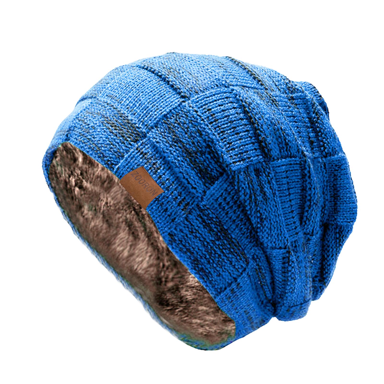 Unisex Winter Beanie Hats for Men & Women, Soft Skull Caps Warm Knitted Cuffed Beanies for Cold Weather