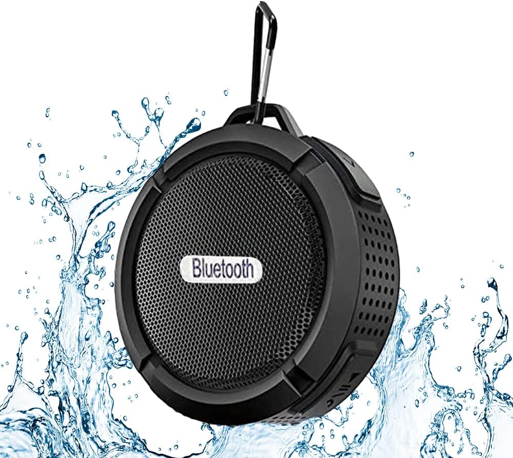 Bluetooth Speaker,IPX7 Waterproof Shower Bluetooth Speaker,Portable