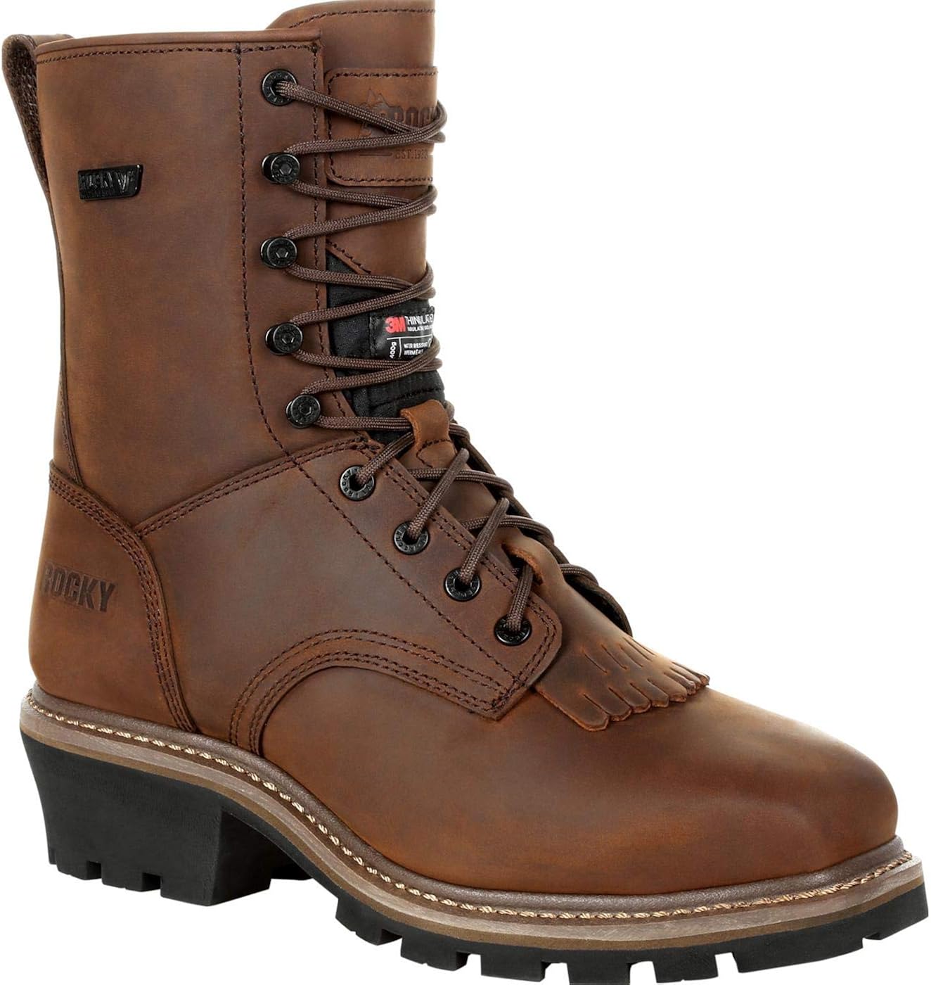 Insulated square toe boots Clearance
