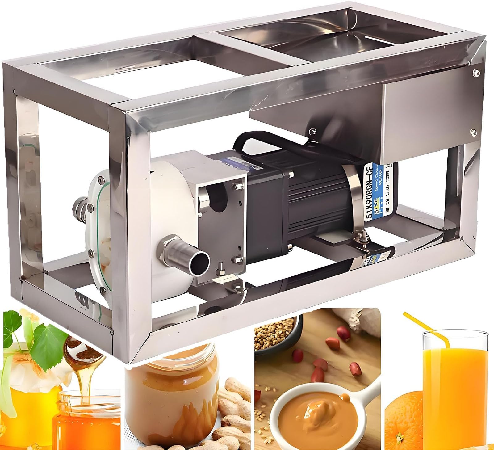 Electric Viscous Liquid Transfer Pump,6-10L/Min,Liquid Honey Transfer Pump,Electric Food Fluids Gear Pumping Equipment,Fluids CAM Rotor Pumping