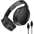 Skullcandy Crusher Evo Wireless Bluetooth Headphones with Multi-Sensory Bass and Charging Cable, Noise Isolating Over-Ear Fit, Up to 40 Hours Battery, Microphone for iPhone Android - True Black: Amazon.co.uk: Electronics & Photo