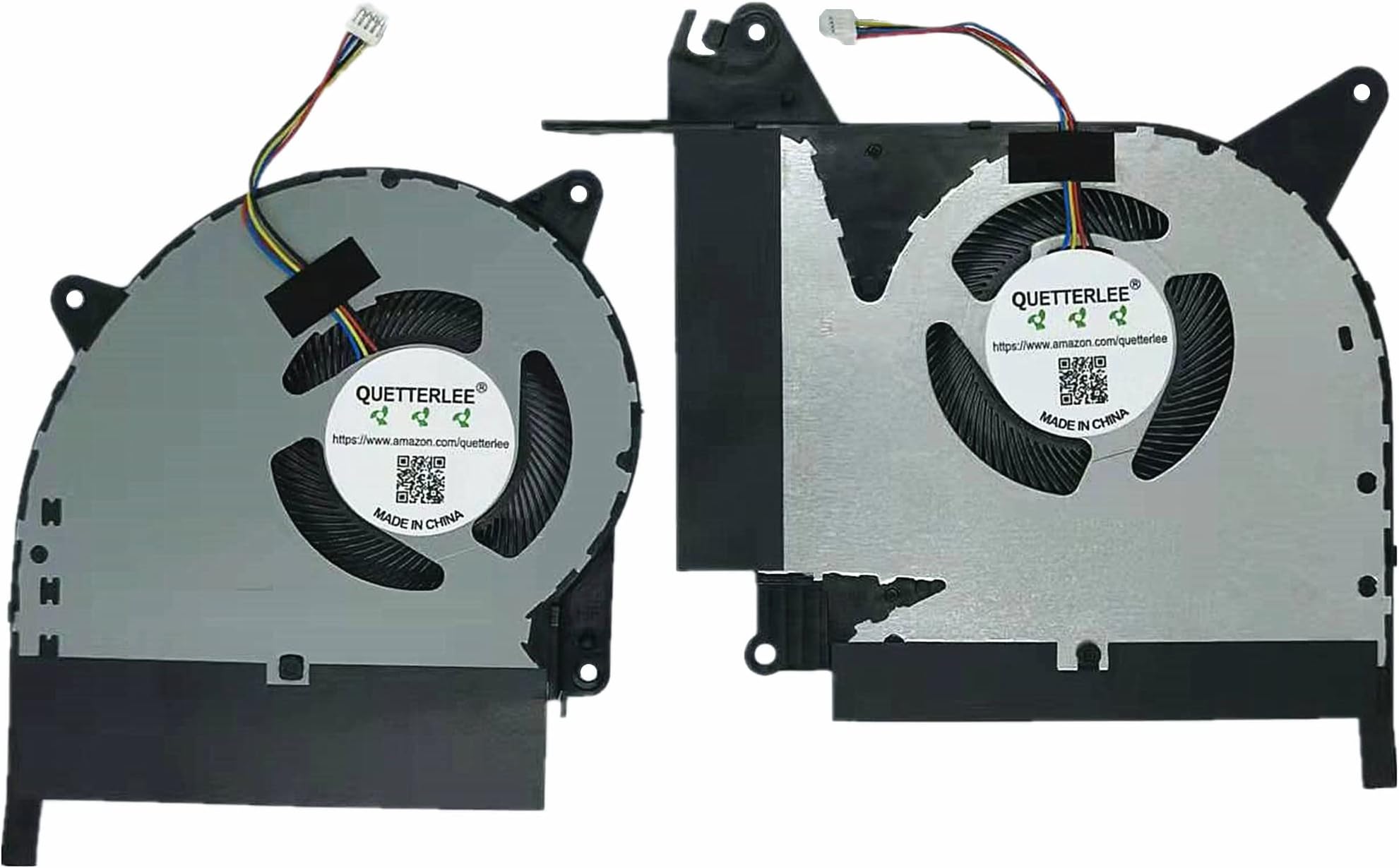 Replacement New Laptop CPU+GPU Cooling Fan for Asus ROG Strix RTX Scar II GL704 GL704GM GL704GV GL704GW GL704GM-DH74 GL704GV-DS74 GL704GW-DS76 GL704GW-PS74 Series FL2D FL2F DC12V 1A Fan