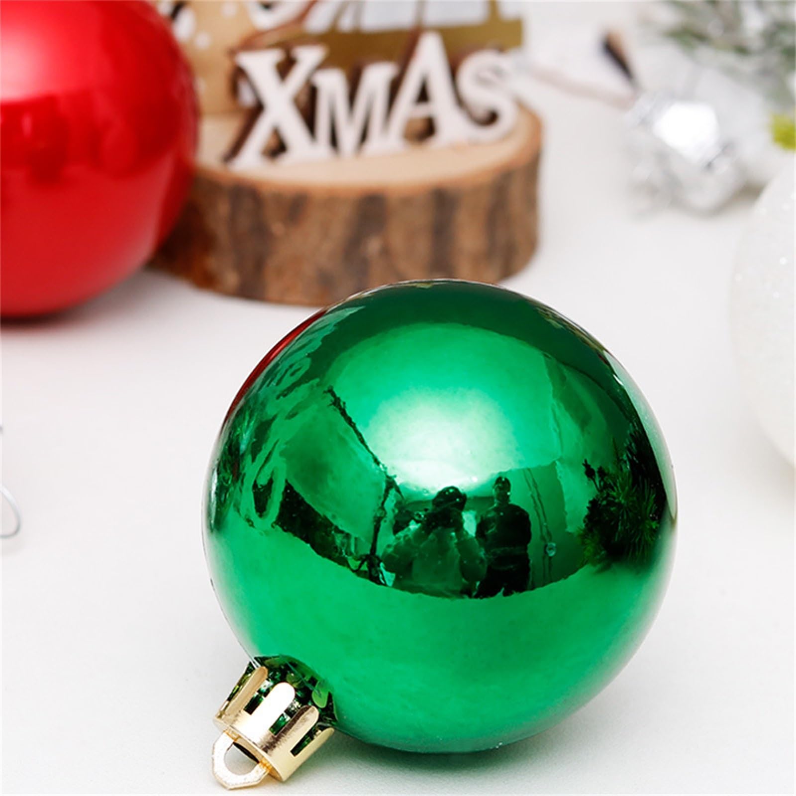 Palline di Natale Set di decorazioni natalizie da 6 cm/30 palline di Natale per Albero di Natale, Festa, Matrimonio