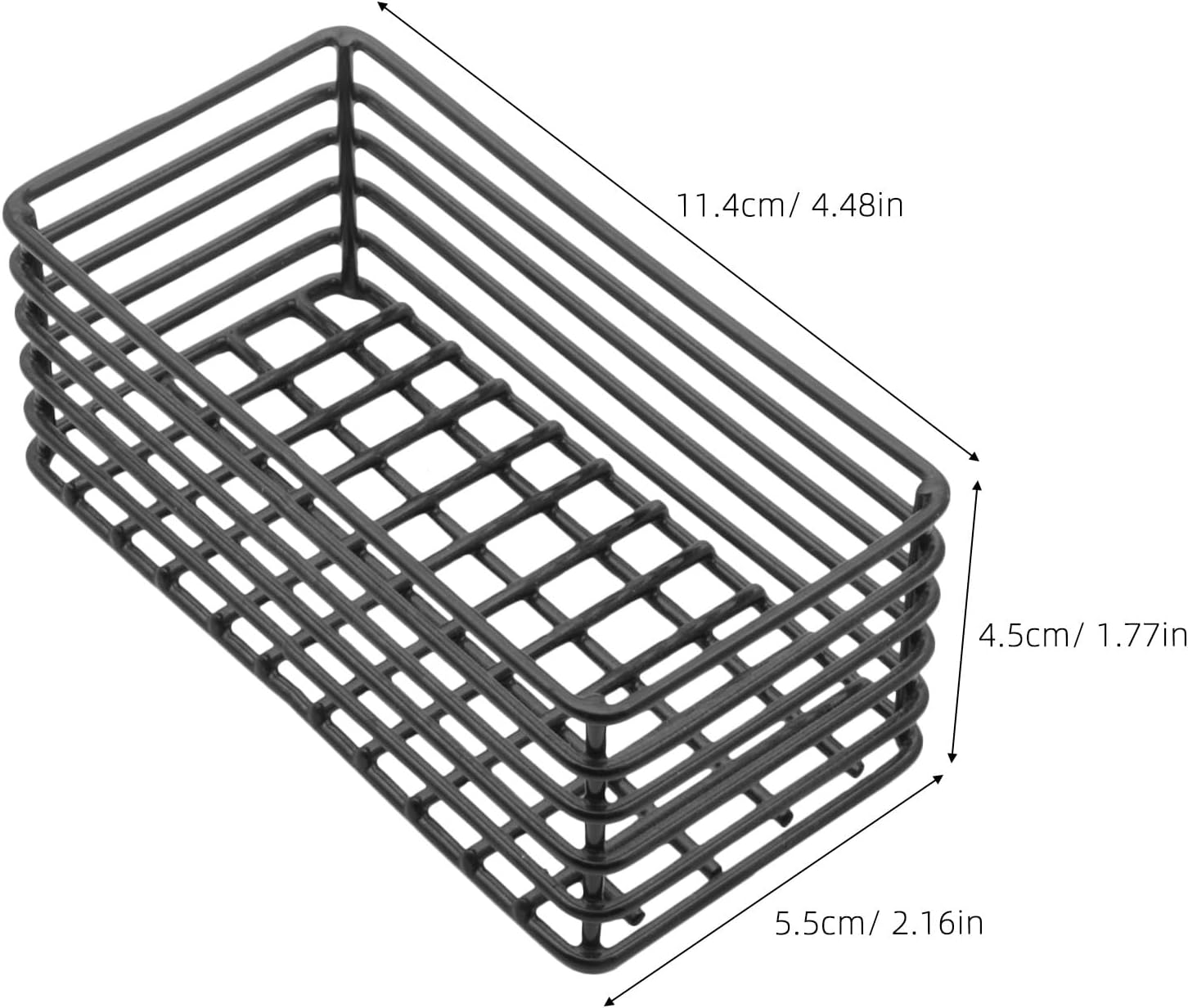 2pcs Stackable Iron Sugar Packet Holder for Countertop Storage