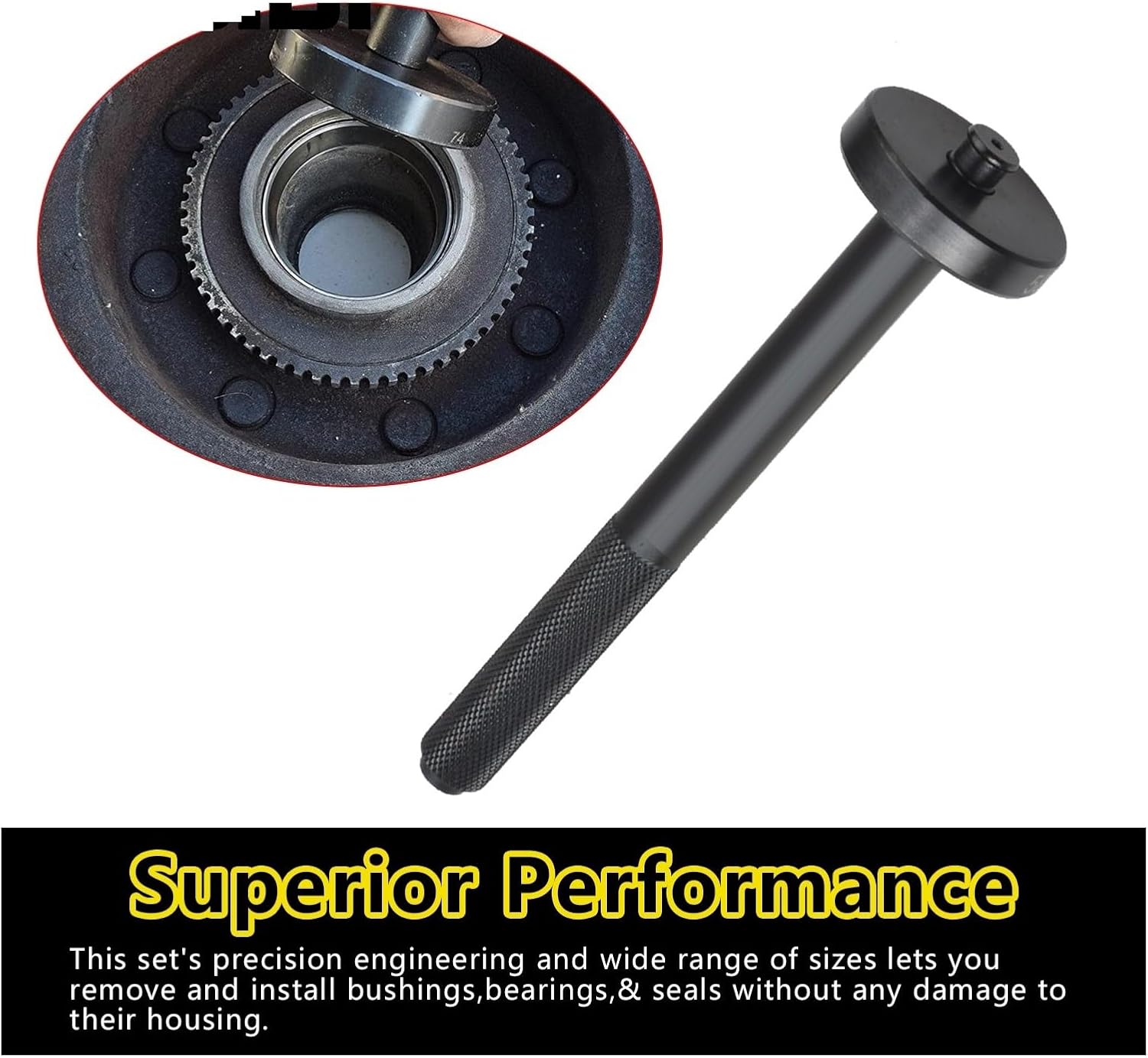 Custom Bushing Bearing Seal Driver Push Press Disc Tool Set 18-65mm