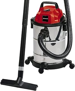 Einhell Aspirateur eaux et poussières TC-VC 1820 S (1250 W, Cuve 20L, Livré avec Accessoires)
