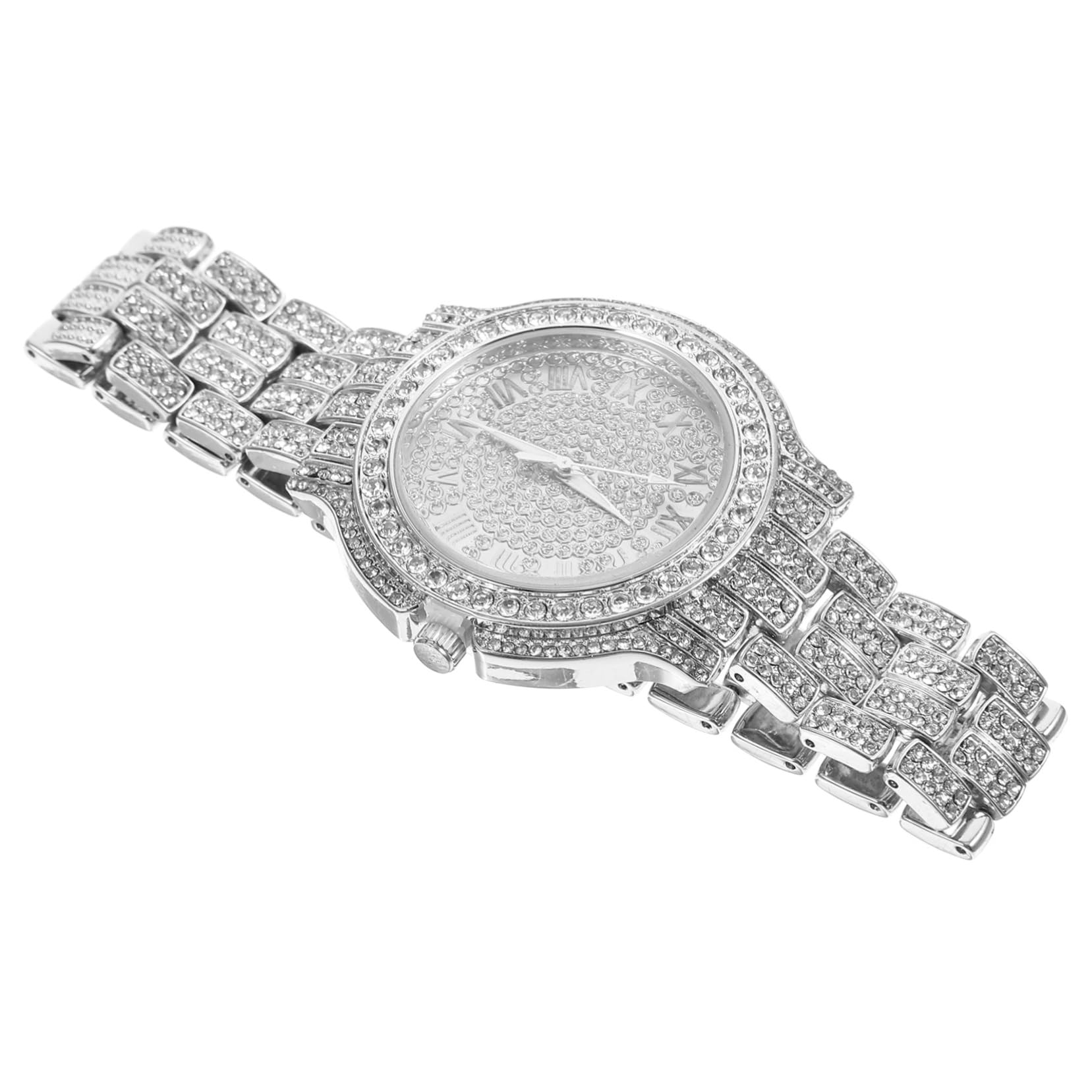 2stücke Damen Armbanduhr Mit Strasssteinen Elegantes Design Analoge Quarzuhr Für Freizeit Schule Party Und Besondere Anlässe Hochwertige Verarbeitung Komfortables Tragegefühl