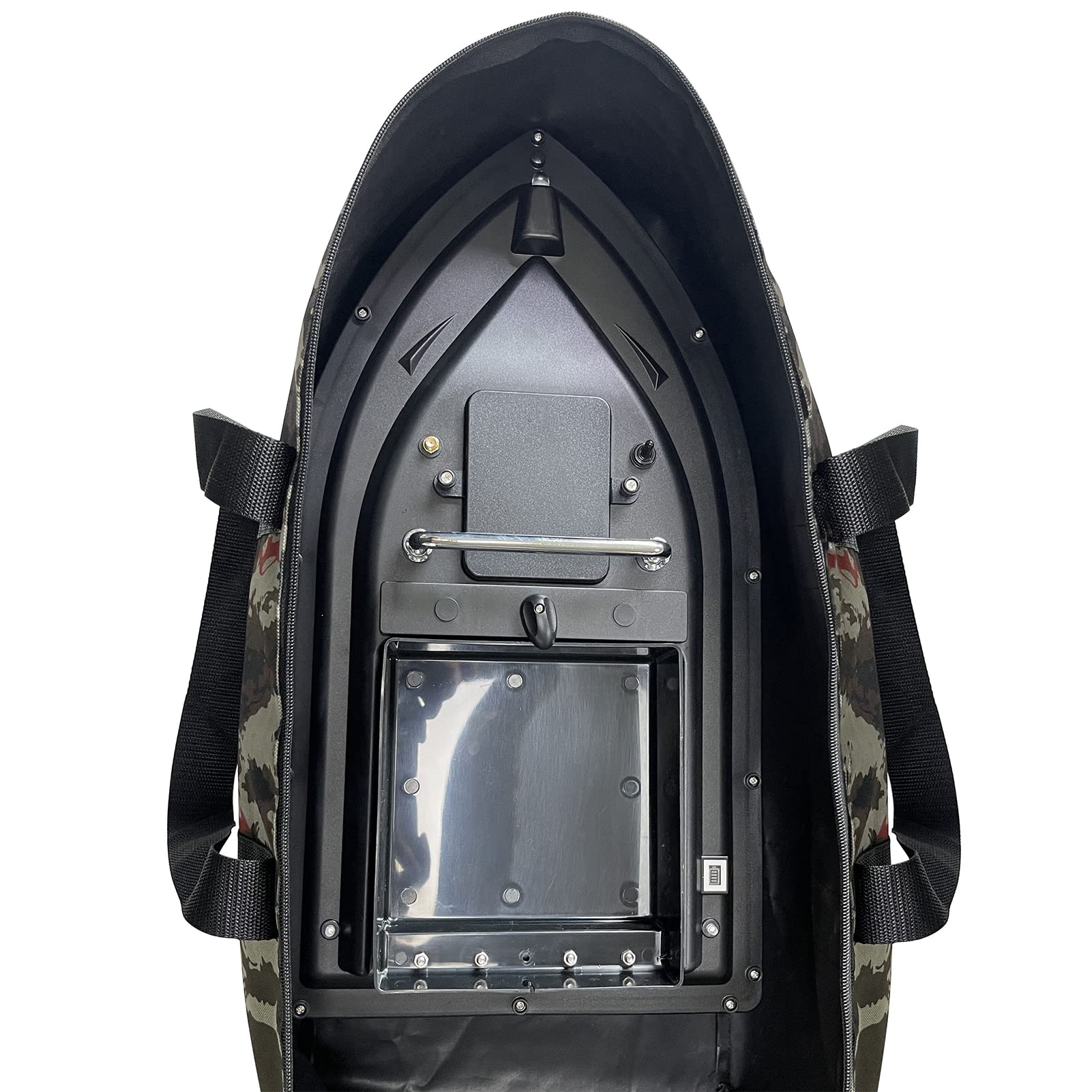 Sac de transport pour bateau à appâts de pêche, sac de rangement imperméable pour bateaux de pêche, Camouflage, camouflage