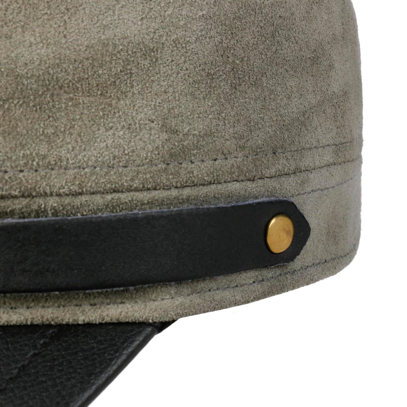 Hutshopping Südstaaten Ledermütze Herren Ledercap Gefüttert Größenverstellbar Schirmmütze Sommer Winter