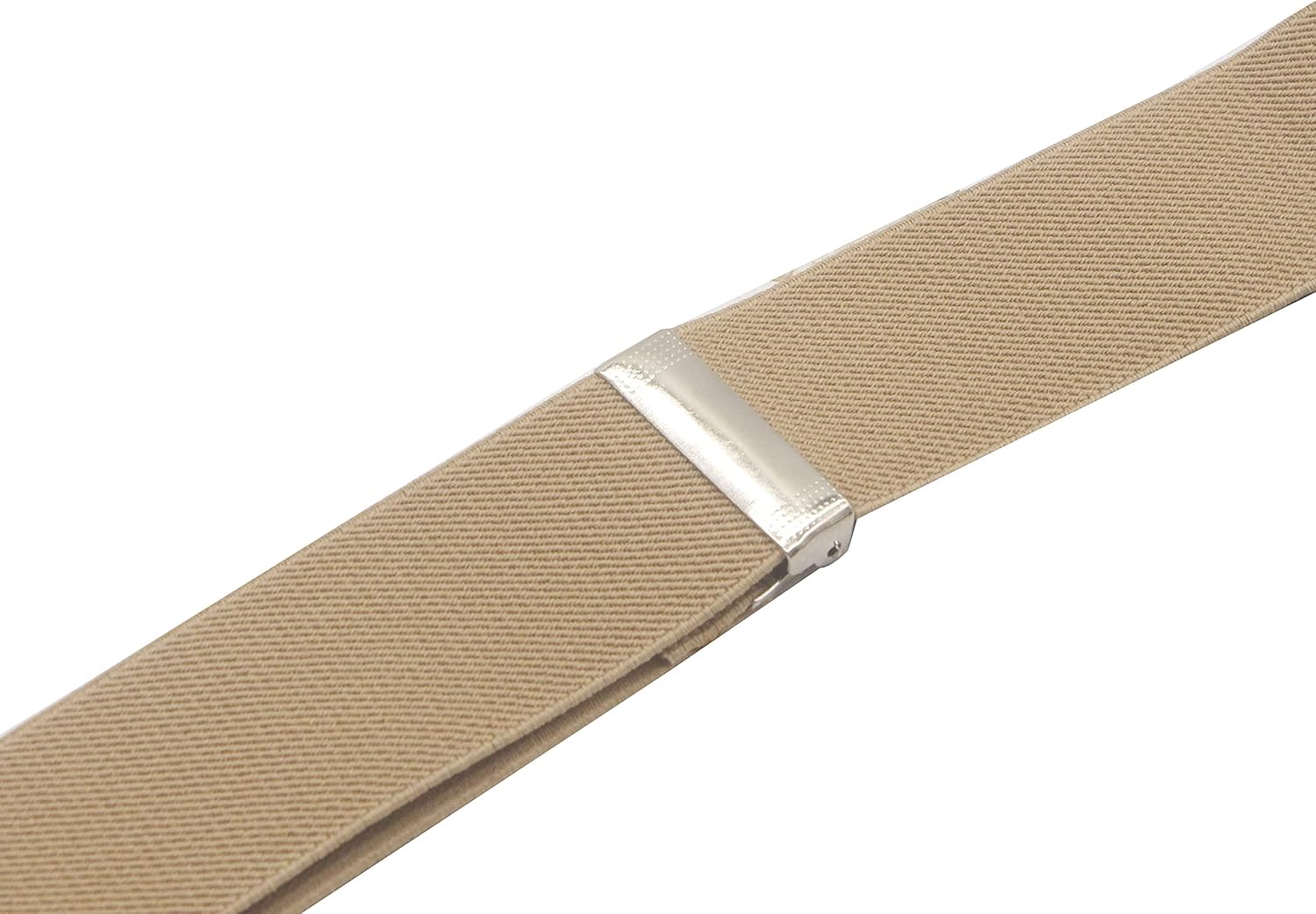 Adjustable Elastic X Back Style Suspenders for Men's and Women's With Strong Metal Clips - Image 6