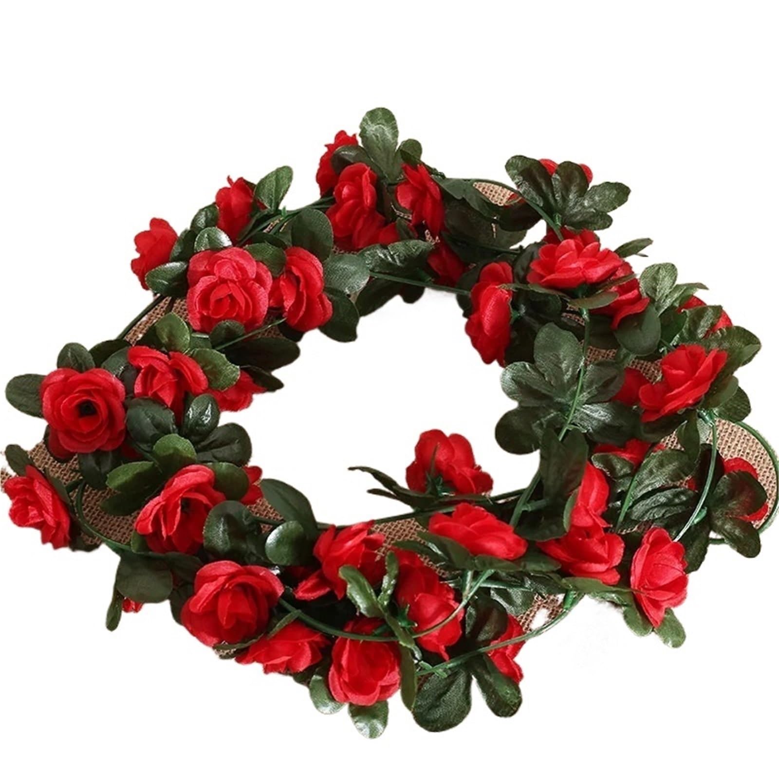 LuoAXINN Artificial Rose Vine Artificial Flower Silk Vine