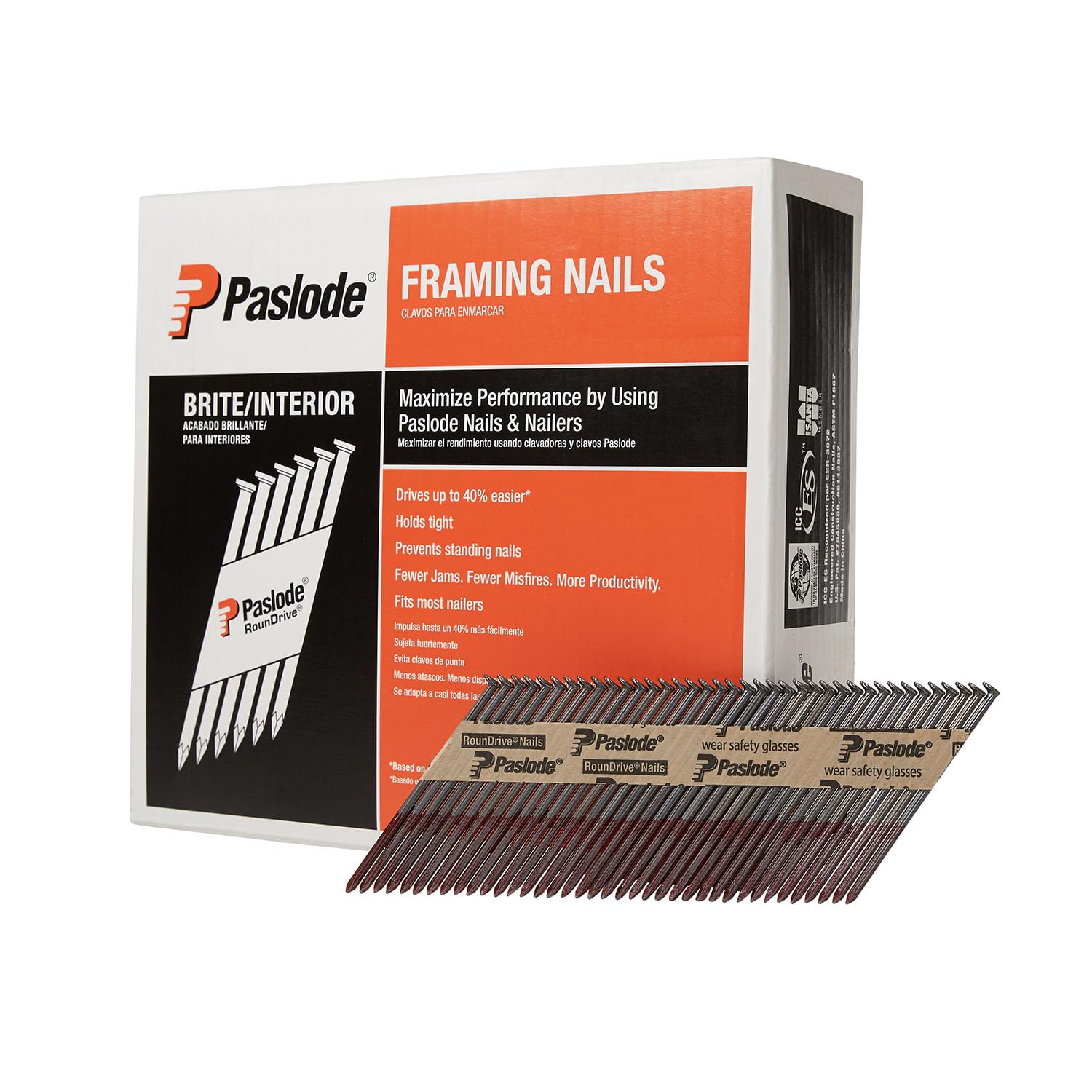 Paslode Brite Framing Nails - 3" x .131" -9