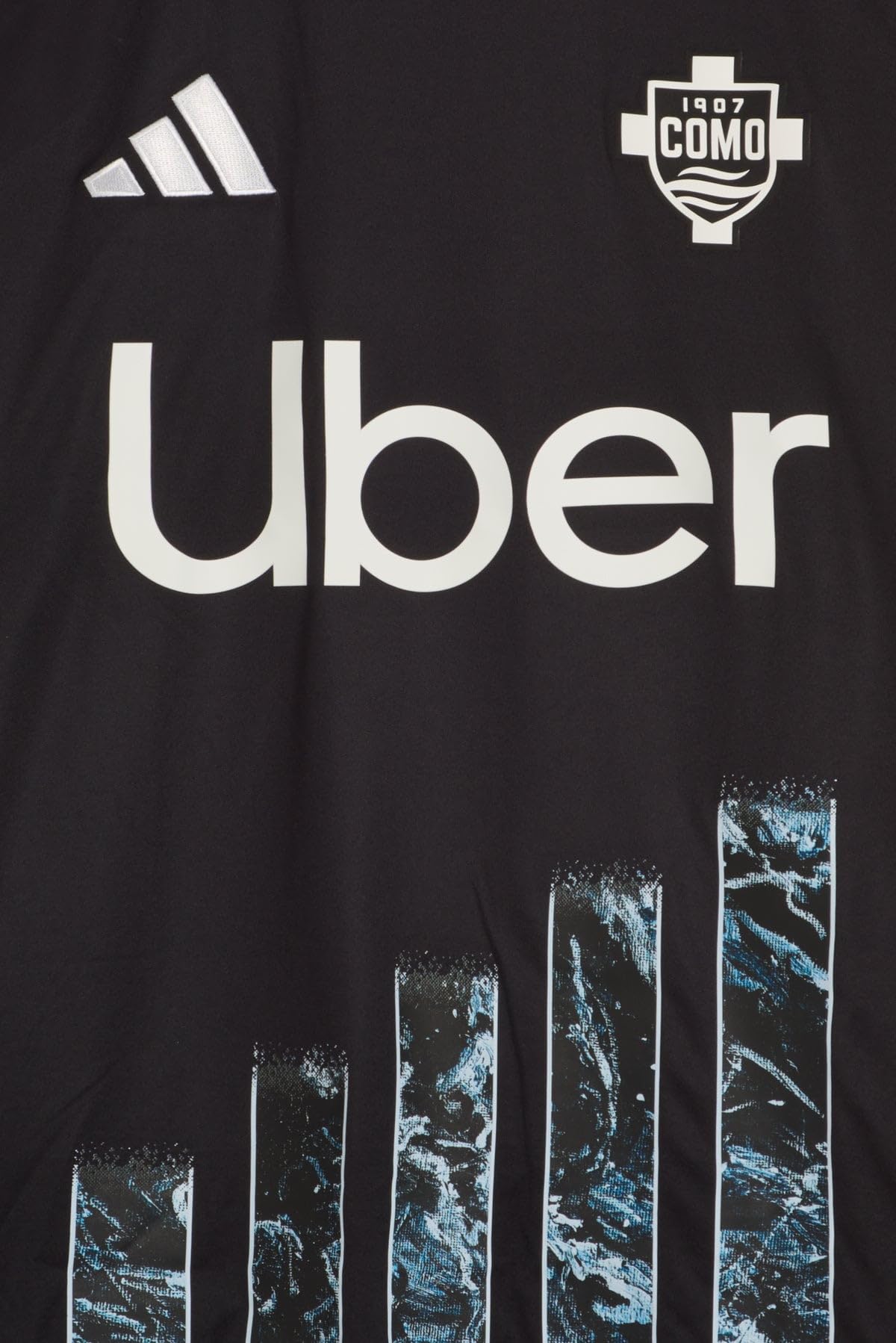COMO 1907 Terza Maglia Calcio Ufficiale Away 2024/2025 Uomo. T-Shirt Serie A. Jersey Replica con Tecnologia Aeroready e Stampa Lago di Como XS