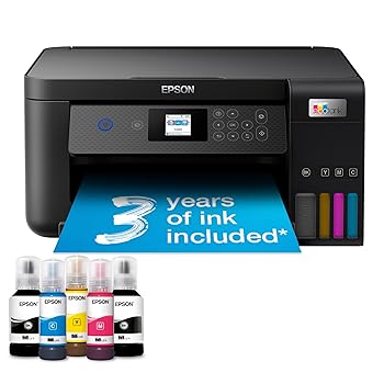 Epson EcoTank ET-2850 A4 Multifunction Wi-Fi Ink Tank Printer, Black