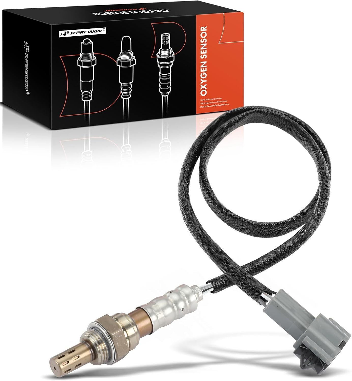 A-Premium O2 Oxygen Sensor Compatible with Mercury Villager 1999 2000 2001 2002 & Nissan Quest 1999 2000 2001 2002, V6 3.3L, Downstream, Replace# XF529F472HB
