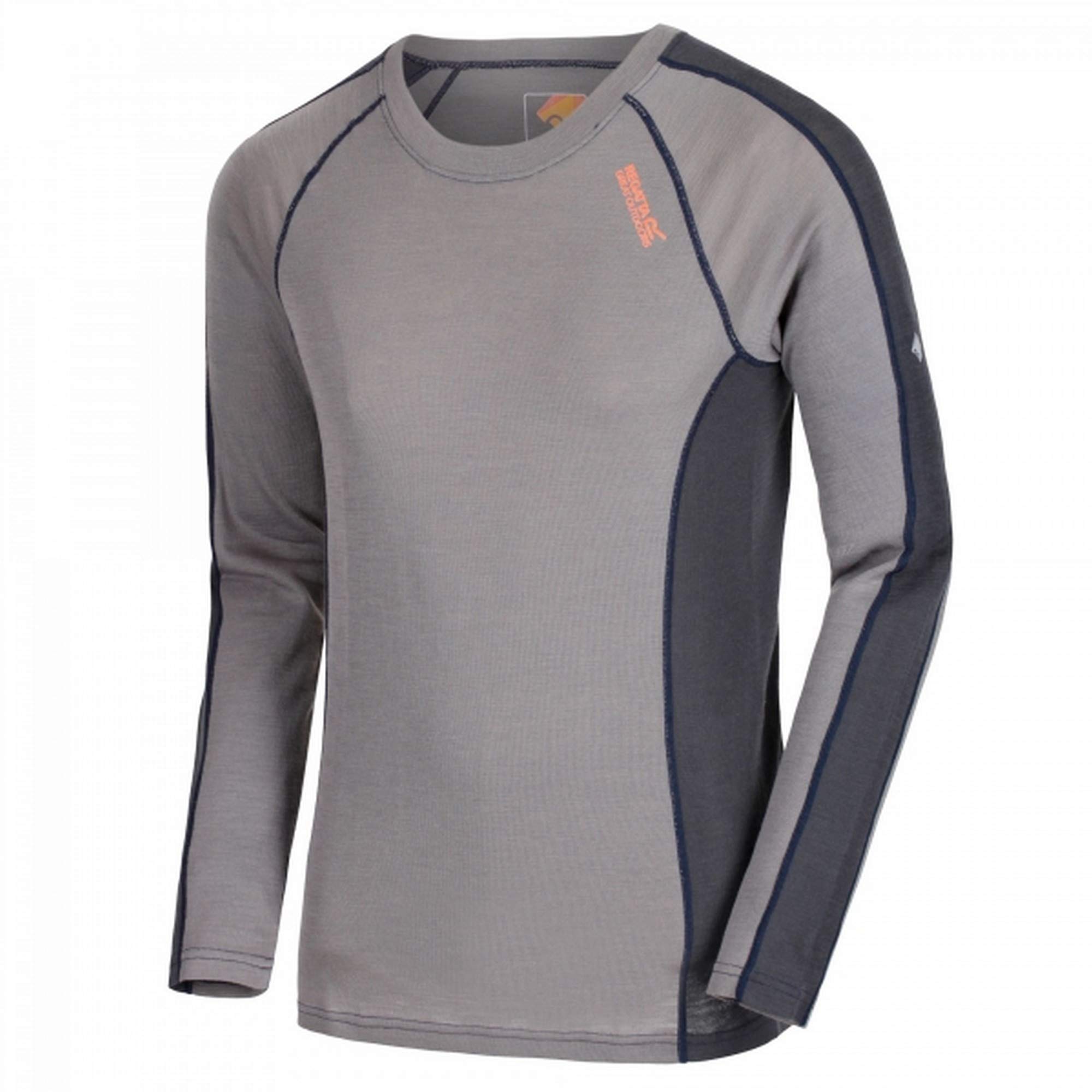 Regatta Haut Manches Longues Isolant Et Doux En Laine Mérino Beru avec Traitement Antibactérien De Contrôle des Odeurs Base Layer Maglia Uomo