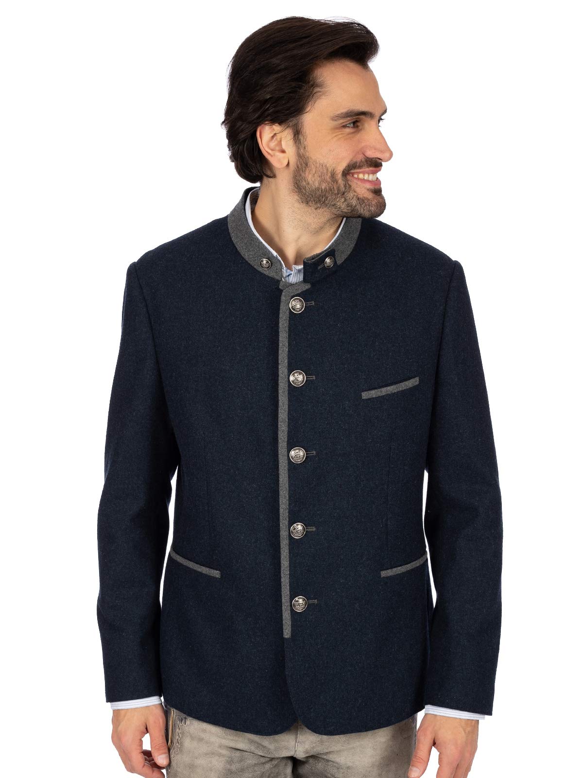 Stockerpoint Herren Trachtensakko Quintus I Größen 46-60 I Traditionelles & hochwertiges Sakko mit Rückenschlitz I Perfekt für Trachten & Festlichkeiten