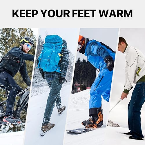 Miniatura 7 de SNOW DEER Heated Socks for Men Women, 7.4V Rechargeable Battery Electric Socks, Heated Ski Socks for Hunting Fishing Camping Hiking Skiing Foot