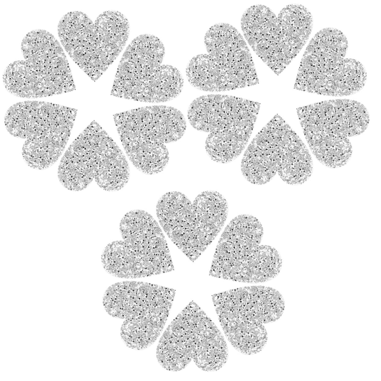 Lurrose 18pezzi Toppe Per Decorazioni Abbigliamento e Borse Adorabili Patches Termoadesive Per