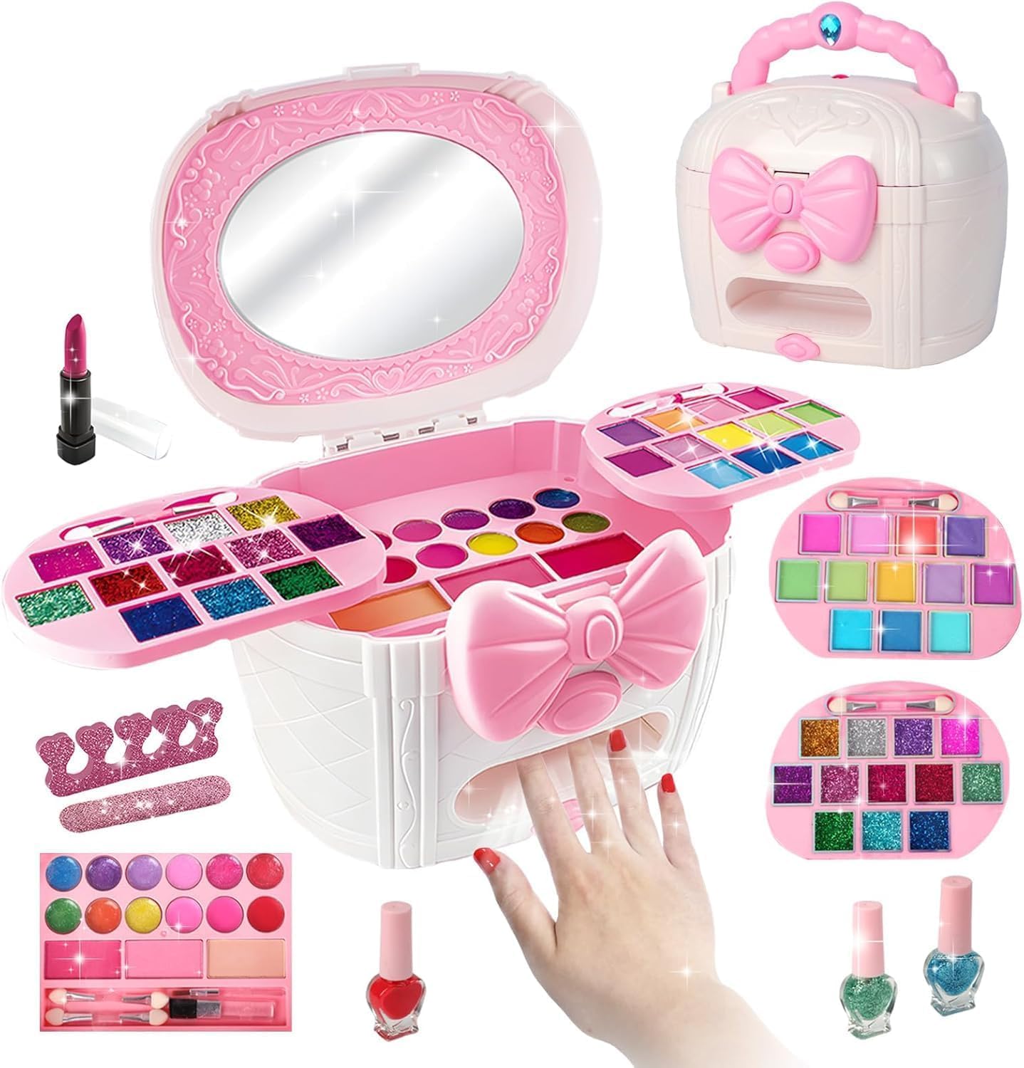 メイク用品　セット売り Amazon | Opard メイクセット 女の子 向けキッズネイル