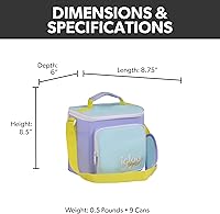 Vista 2 de Igloo Bolsa de Almuerzo Retro Cuadrada Refrigeradora