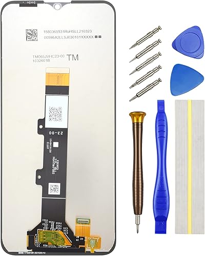 Pantalla LCD IPS de repuesto para Motorola Moto G20 XT2128-1 con kit de herramientas, color negro de 6.5 pulgadas