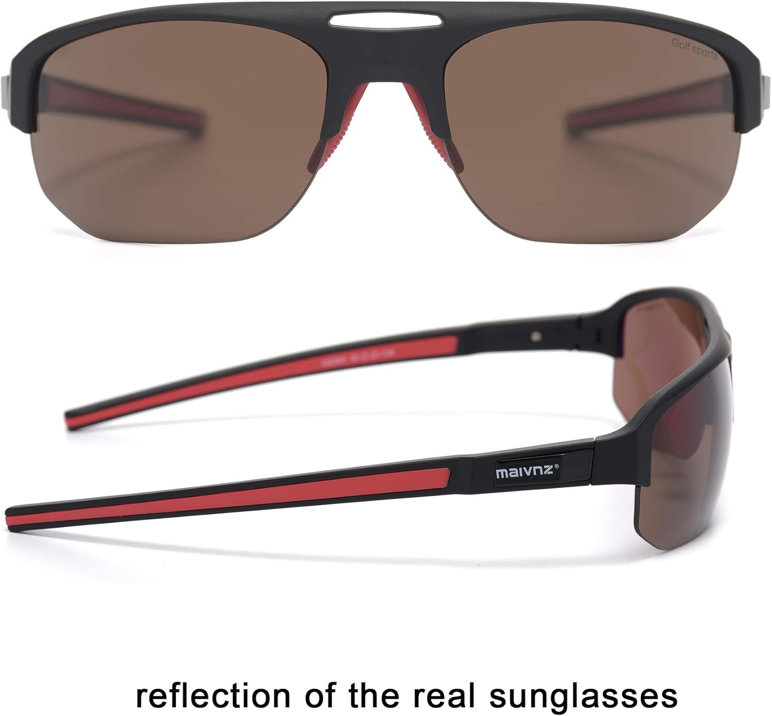 maivnz High Definition Golf Ball Finder Sport Glasses for Men Women Golf Sunglasses Golf Glasses Pickleball Eyewear MZ861 - Image 5