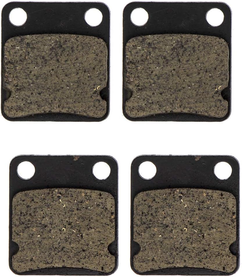 NICHE Front Brake Pad Set for Yamaha 3GD-W0045-01-00 Suzuki 59100-38870 Kawasaki 43082-0084 Organic (Pack of 2)