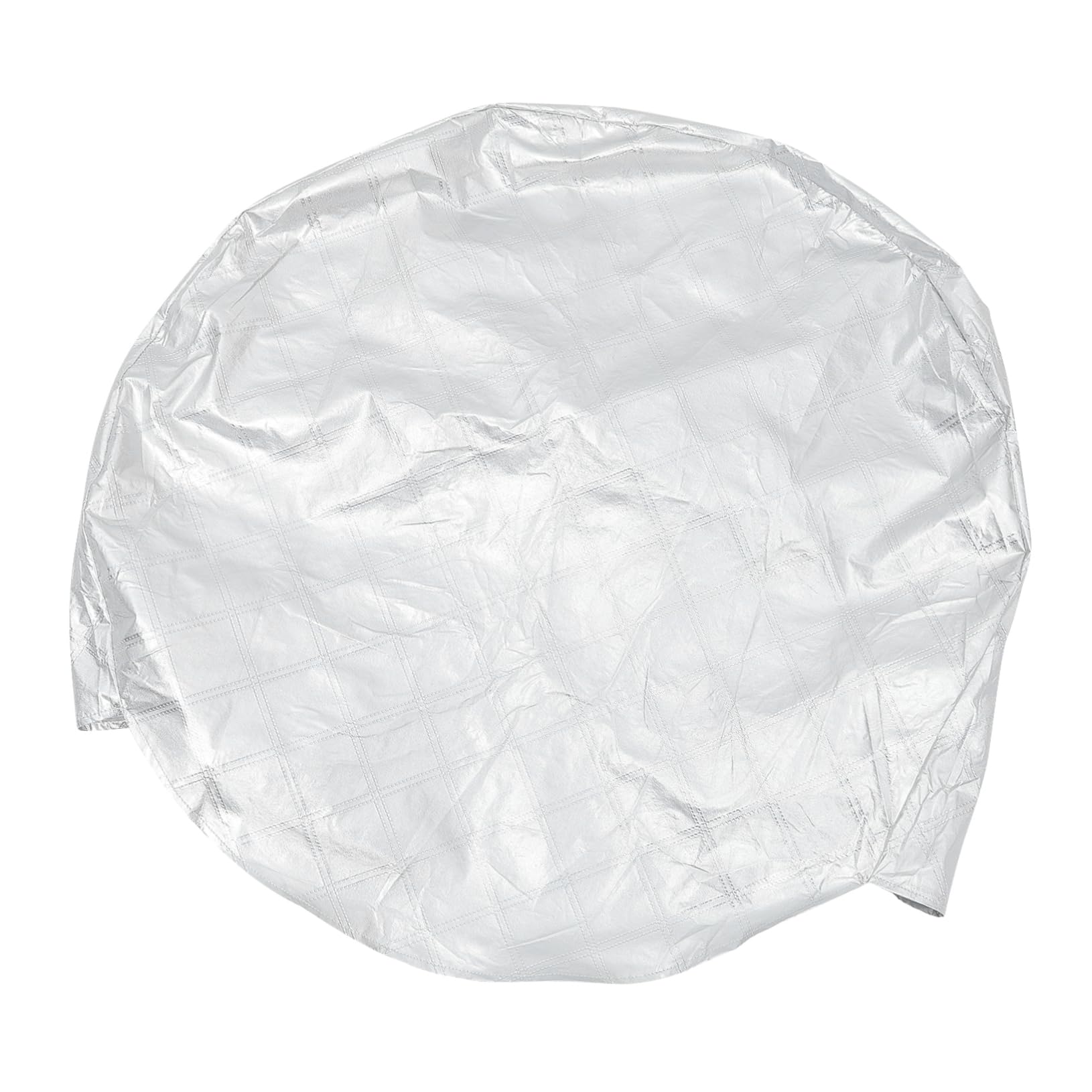 Mikinona Cubierta Protectora de Neumáticos para Remolque y Camión, 4 Piezas, Fácil de Instalar y Limpiar, Aluminio Plata, Protección para Maletero