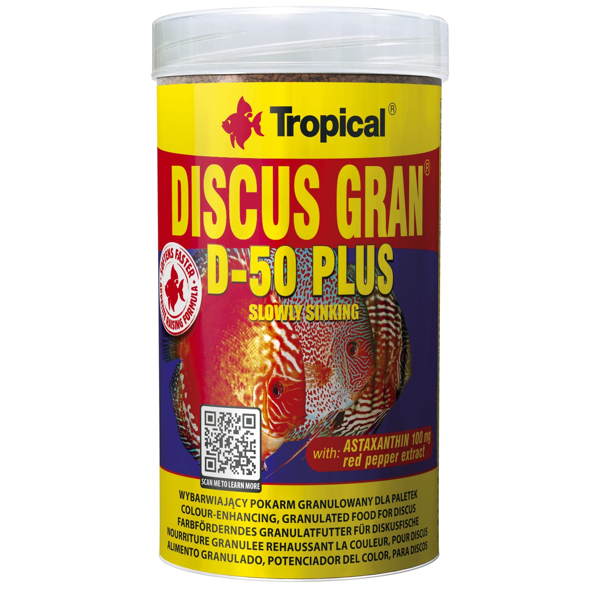 Tropical Discus Gran D de 50 Plus, 250 ml