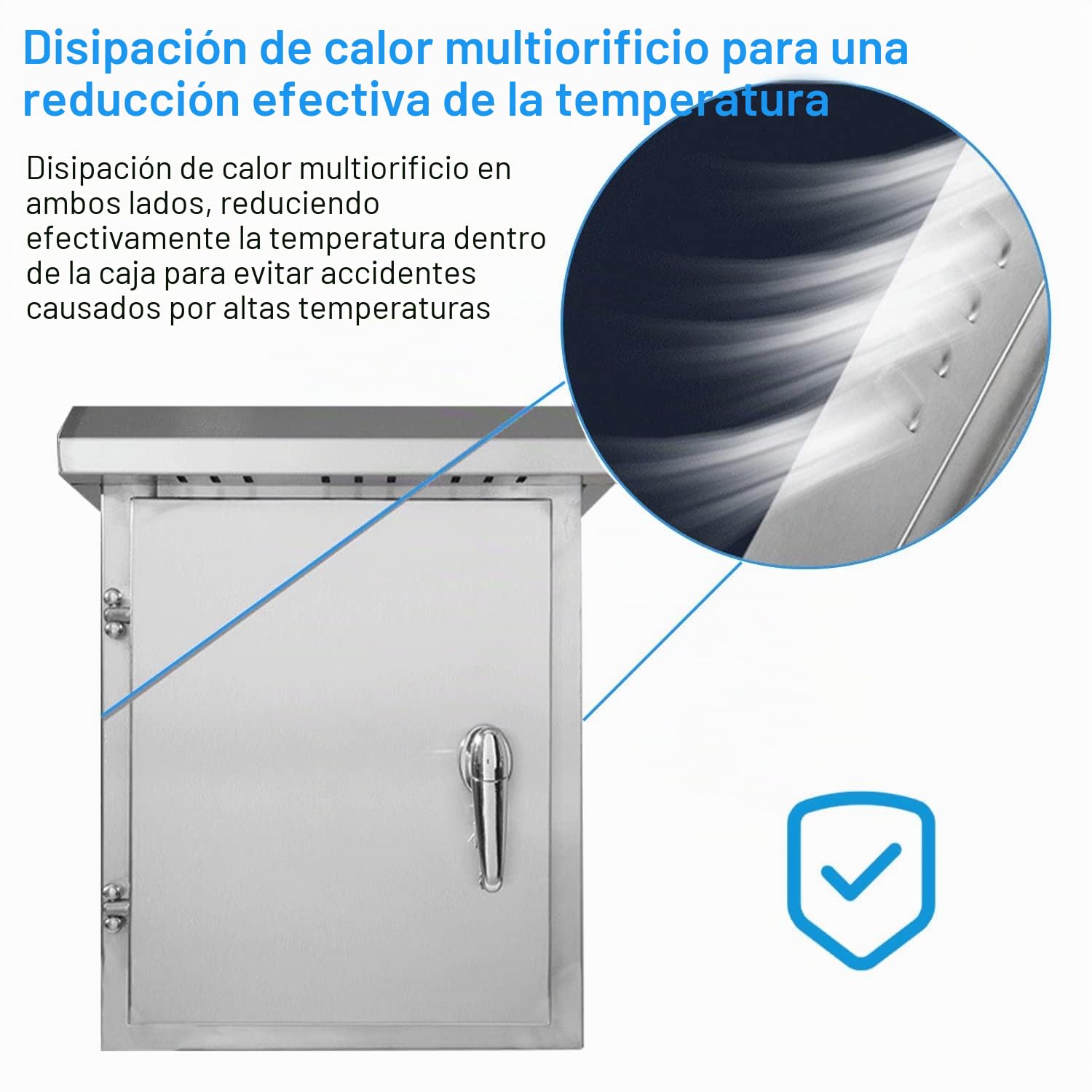 Caja Estanca Exterior Electrica Acero Inoxidable Cuadro Electrico Superficie Distribucion