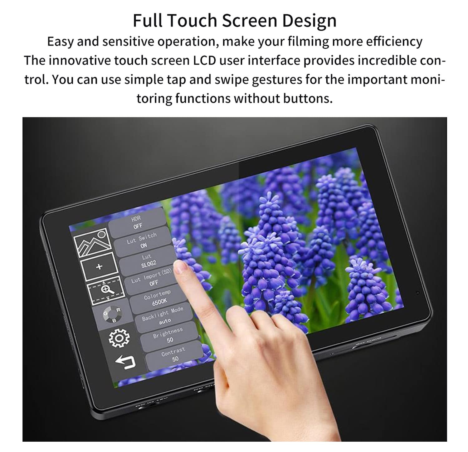 Amazon | Feelworld LUT5 カメラ撮影モニターバッテリー付き,5.5インチ 