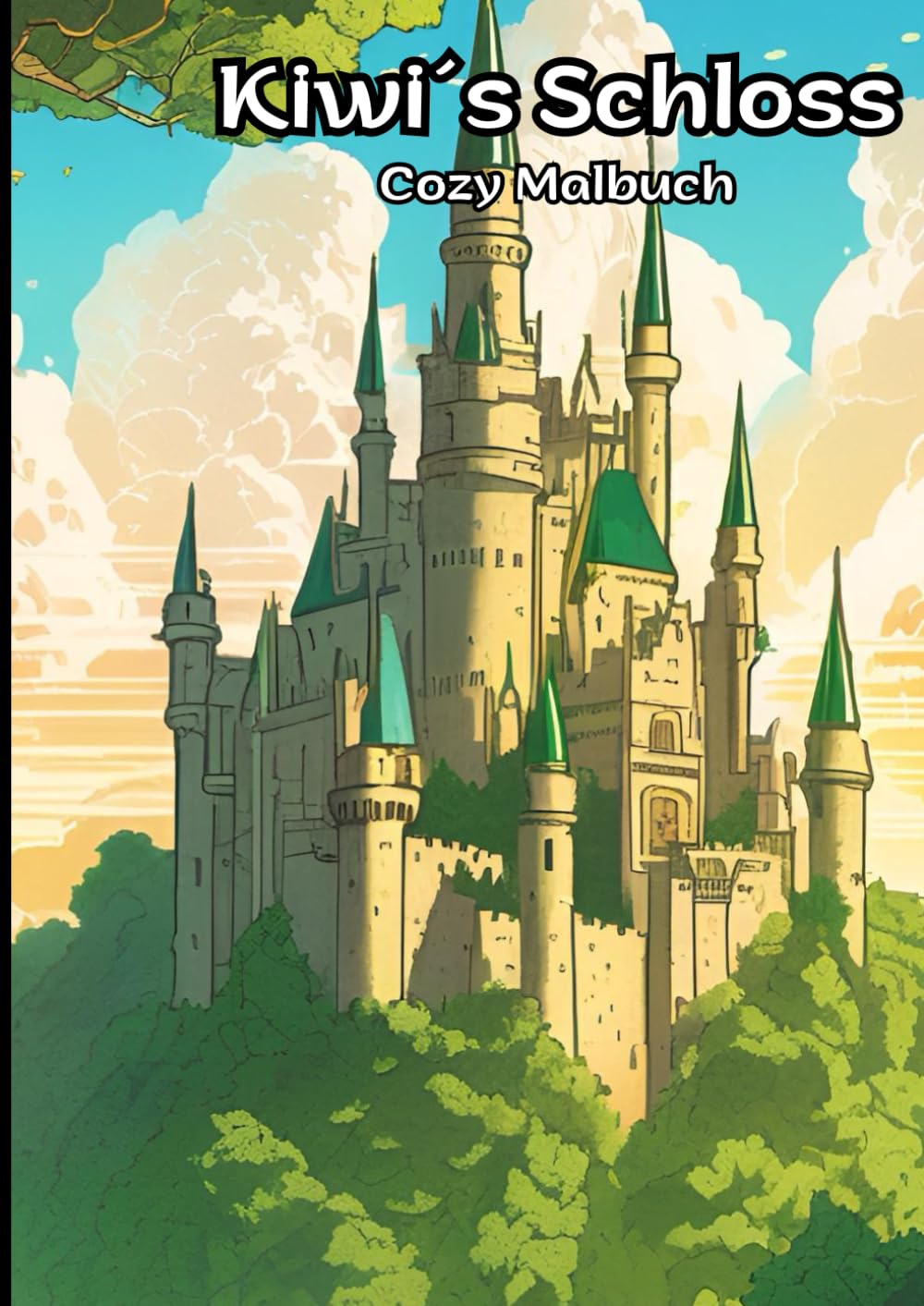 Kiwi´s Schloss: cozy Malbuch