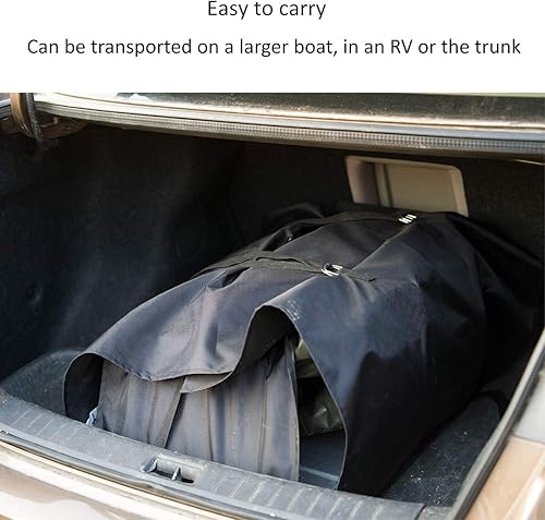 Miniatura 7 de AQUOS Resistente para dos pontones inflables de 11.5 pies con protector de acero inoxidable y asiento plegable y control remoto Haswing 2.4Gcontrol