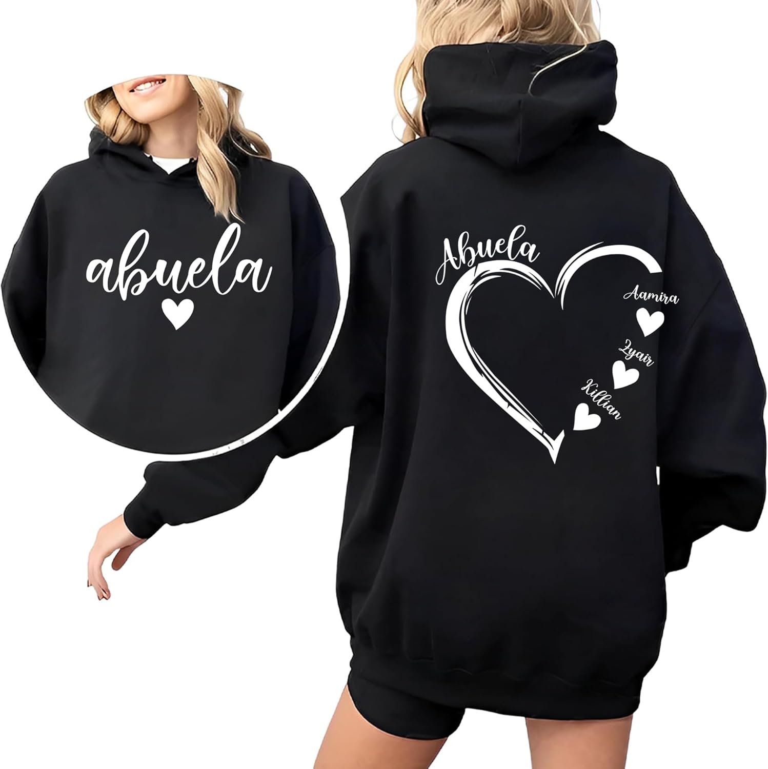 GODMERCH Custom Mom Sweatshirts, Personalized Shirts with Kids Names, Gifts for Mama Christmas Mothers Day - Image 4