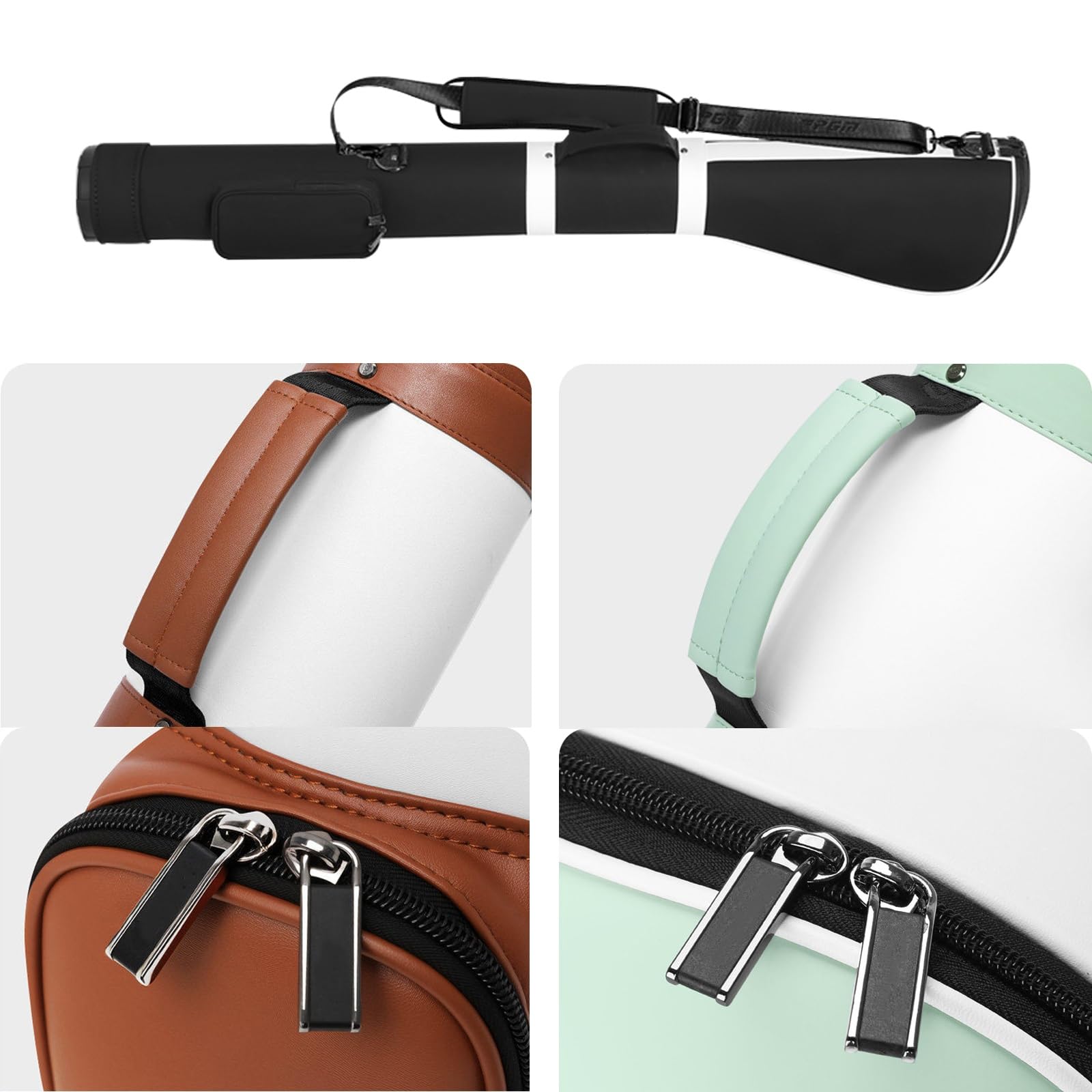 Bolsa Ligera For Palos De Golf, Bolsa Portátil For Pistola De Golf con Correa De Hombro Desmontable, Capacidad For 6~8 Palos, For Práctica De Campo