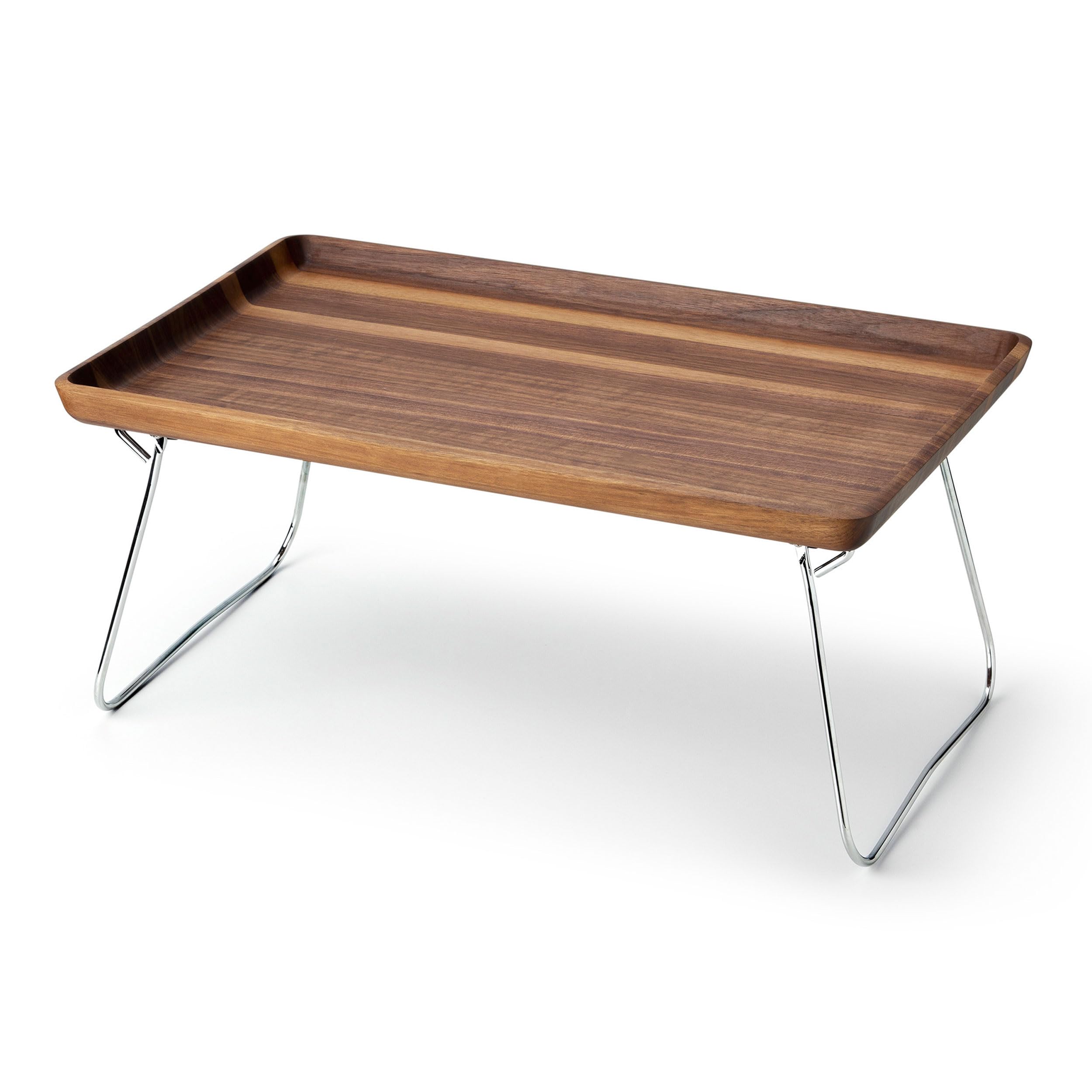 Continenta Plateau de lit Plateau de Service Plateau de Petit déjeuner Noyer 53 x 32 cm, Unique