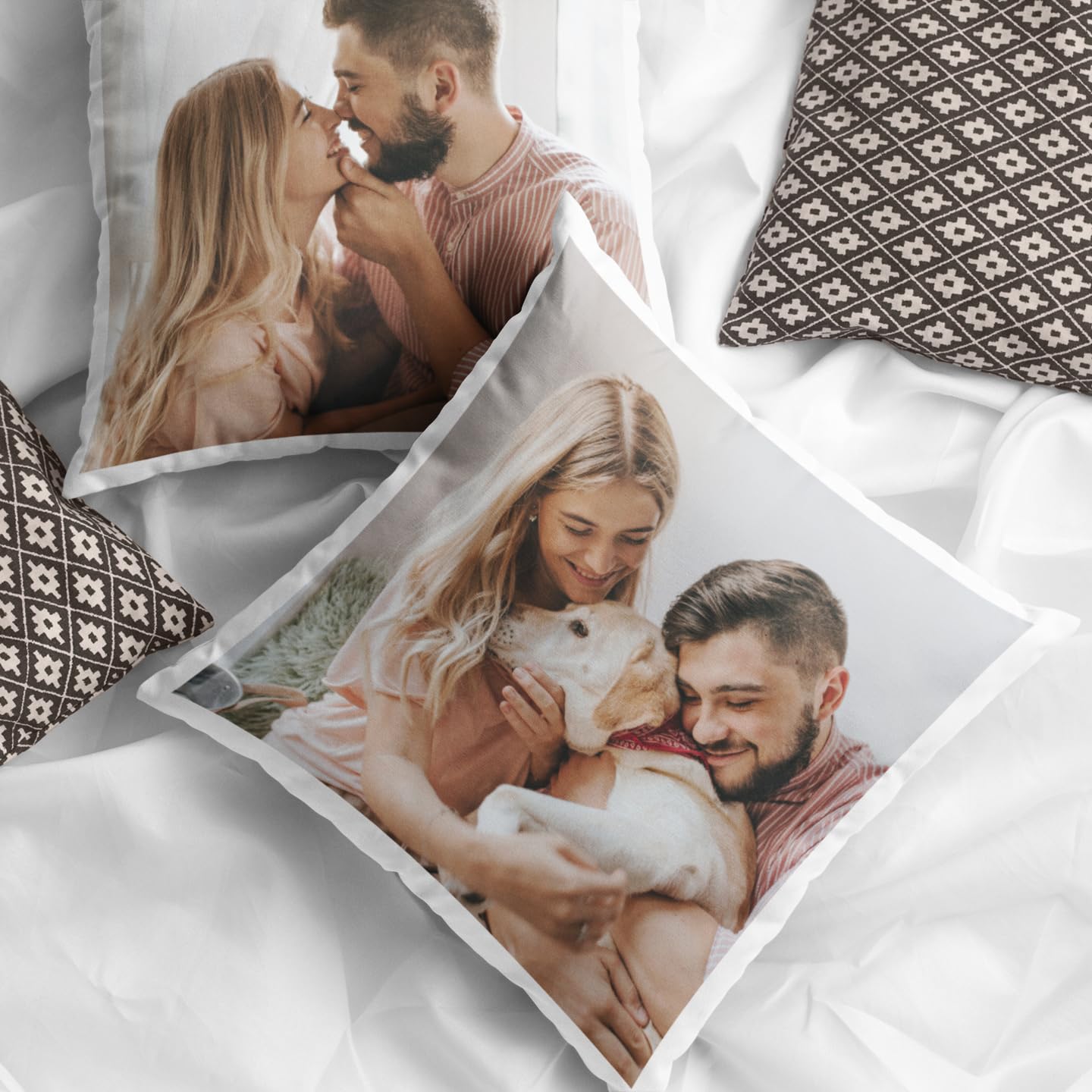 Cojín Personalizado 35x35 con Foto y Texto
