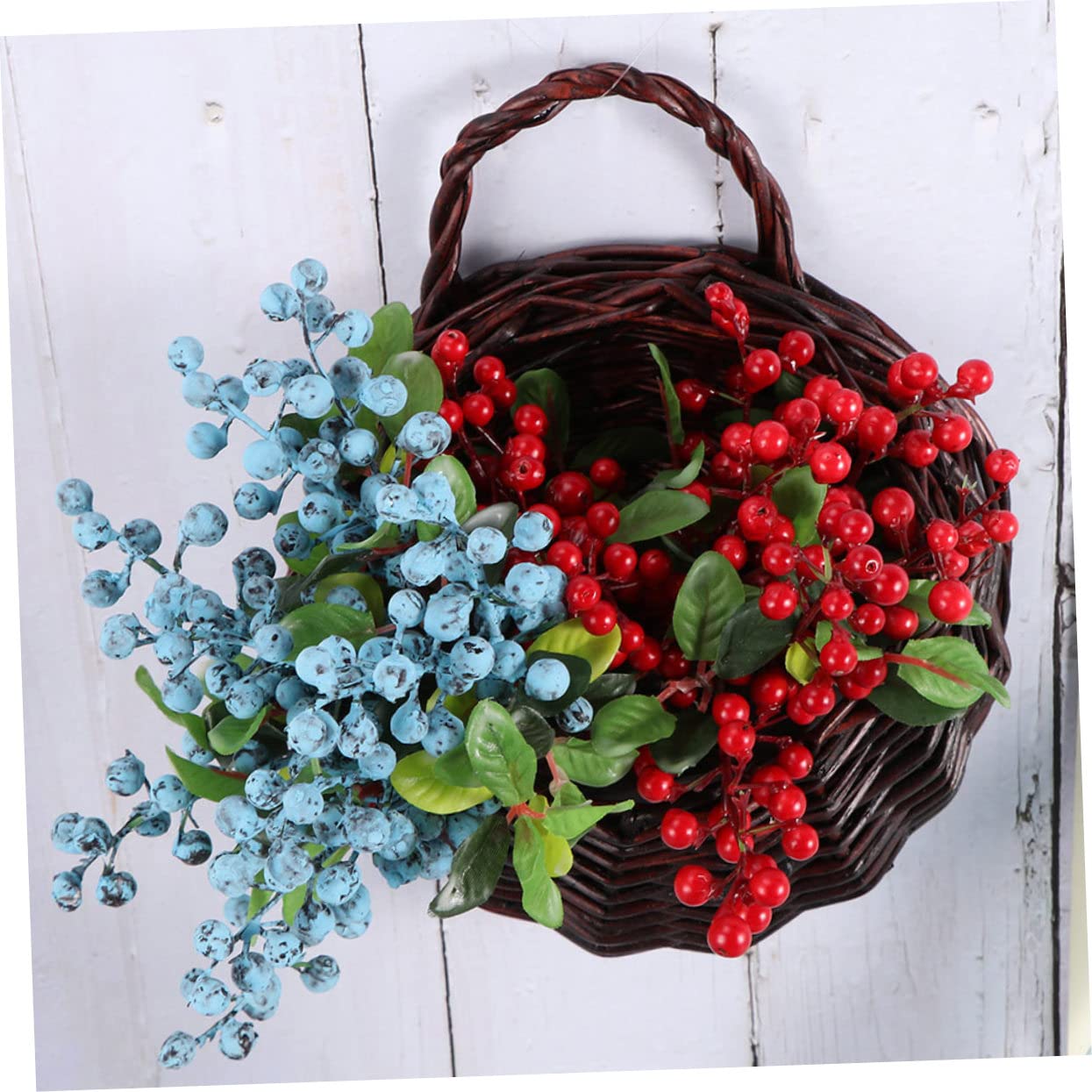 HEMOTON 2 Set Cesto Appeso A Pentola Di Fiore Di Rattan Parete Fioriere Cesto Di Vimini in Rattan Moderno Cesto Di Fiori in Vimini Cesto Succulento Sospeso Coffee 2 Pezzi*2