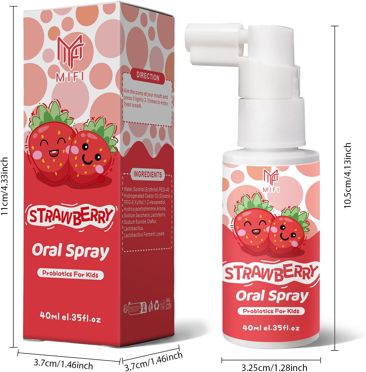 Kids Oral Spray, Toddler Toothpaste Helper, Daily Oral Care & Fresh Breath