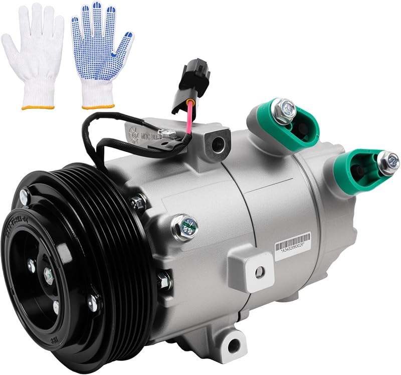 Compressor de ar-condicionado YOMALL 29274C com embreagem para Hyundai Elantra GT e Kia Forte – 6 canais