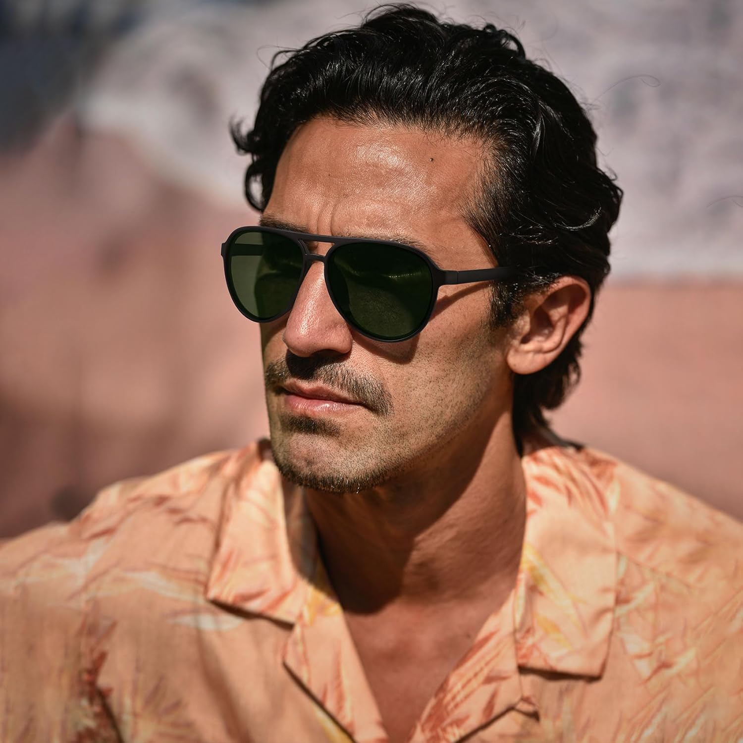 STORYCOAST Polarized Aviator Sunglasses for Men Women Classic Retro Aviators Sports Driving Running Sun Glasses - Image 2