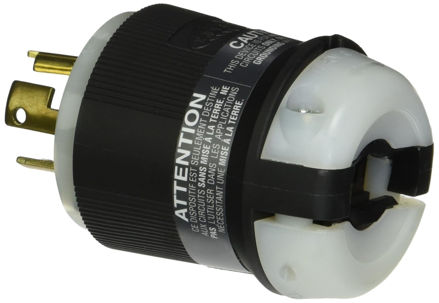 Hubbell HBL3431C Locking Plug, 30 amp, 120/208V, 4 Pole, 4 Wire