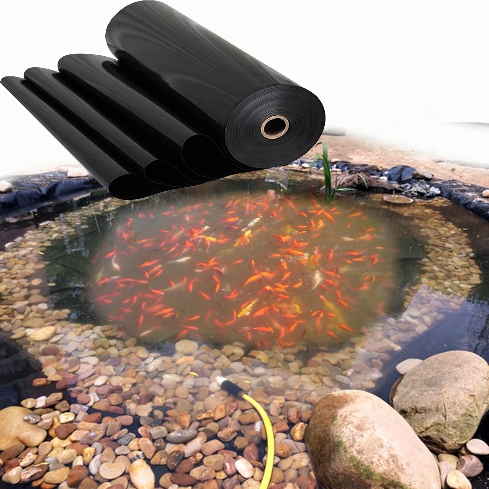 Évitez les fuites de bassin avec la bâche de protection en HDPE ZYFA noir